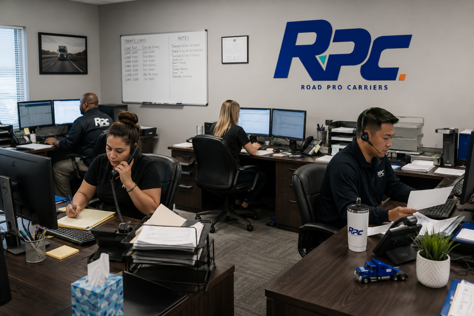 Road Pro Carriers dispatch office